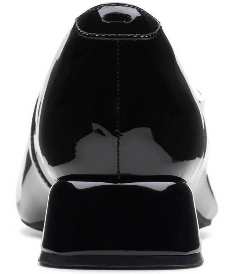 Clarks Signature Daiss 30 Shine Patent Leather Double Strap Mary Jane Pumps