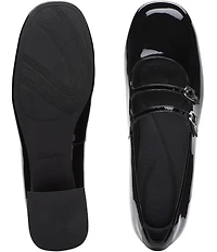 Clarks Signature Daiss 30 Shine Patent Leather Double Strap Mary Jane Pumps