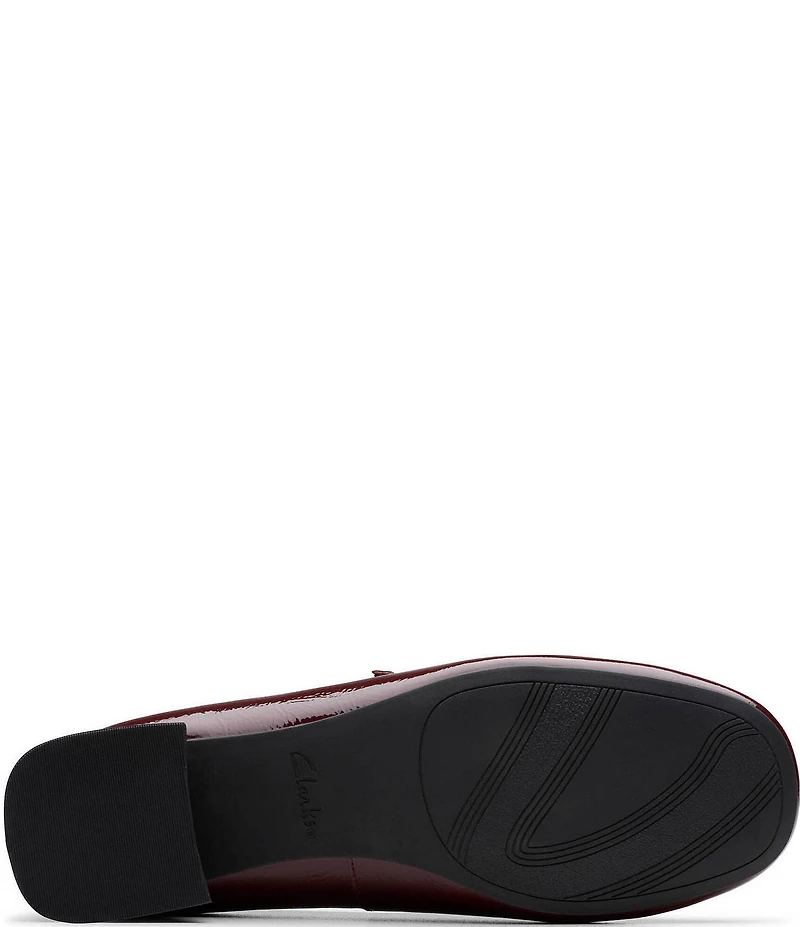 Clarks Signature Daiss 30 Shine Patent Leather Double Strap Mary Jane Pumps