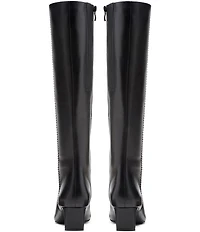 Clarks Signature Edina Leather Snip Toe Tall Boots