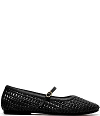Clarks Signature Livia Sky Woven Mary Jane Ballet Flats