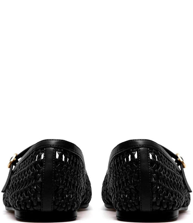 Clarks Signature Livia Sky Woven Mary Jane Ballet Flats