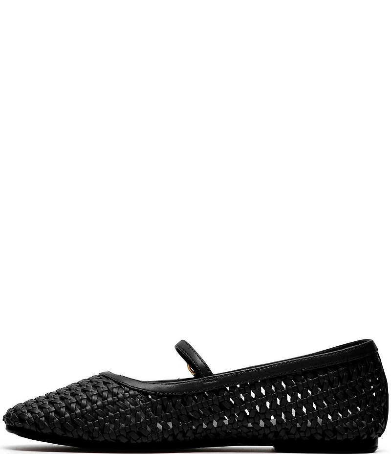 Clarks Signature Livia Sky Woven Mary Jane Ballet Flats