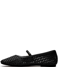 Clarks Signature Livia Sky Woven Mary Jane Ballet Flats