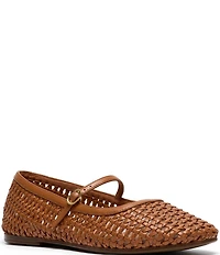 Clarks Signature Livia Sky Woven Mary Jane Ballet Flats