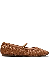Clarks Signature Livia Sky Woven Mary Jane Ballet Flats