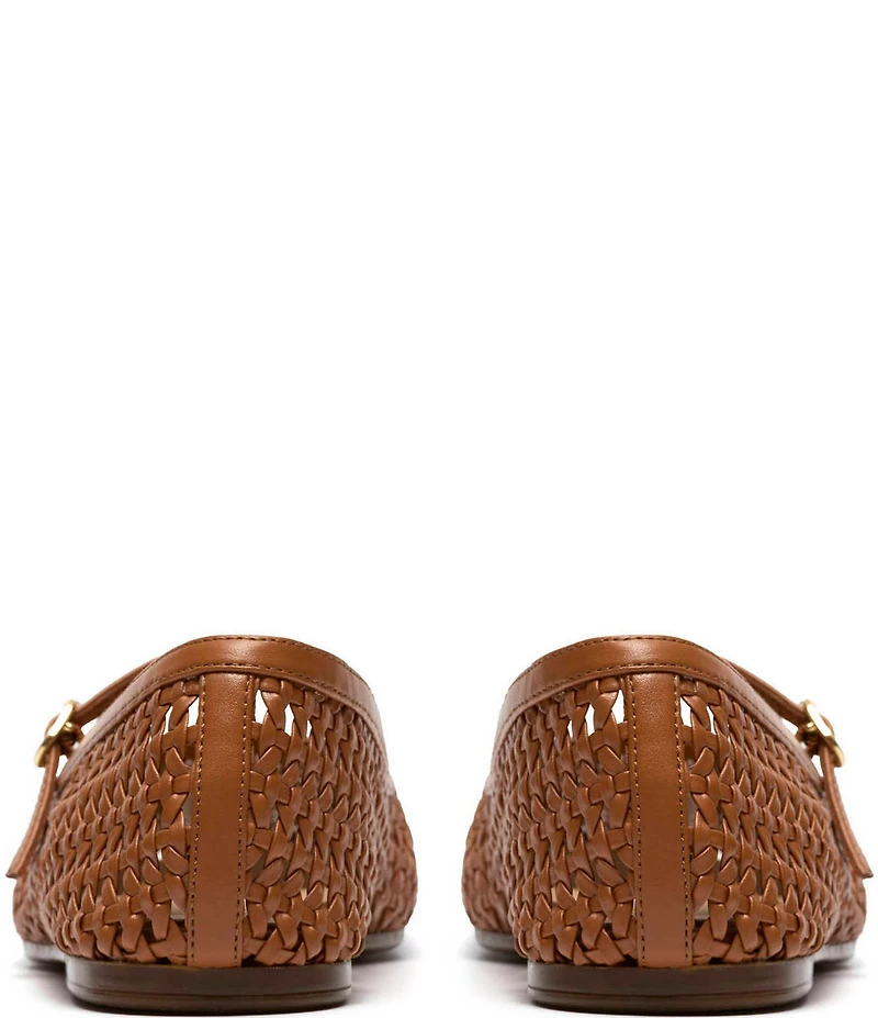 Clarks Signature Livia Sky Woven Mary Jane Ballet Flats