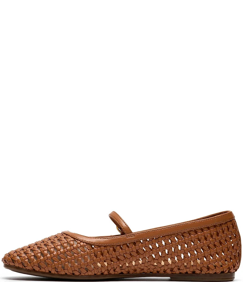 Clarks Signature Livia Sky Woven Mary Jane Ballet Flats