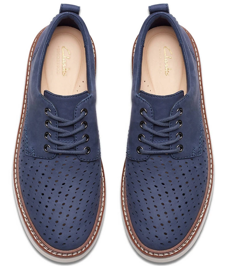 Clarks Signature Orianna Move Nubuck Perforated Oxfords