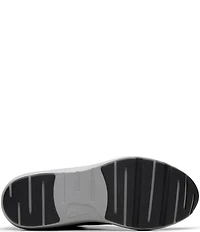 Clarks Signature Tivoli Leather Side Zip Wedge Sneakers