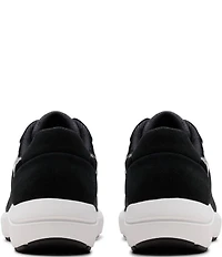 Clarks Tivoli Sport Leather and Fabric Sneakers