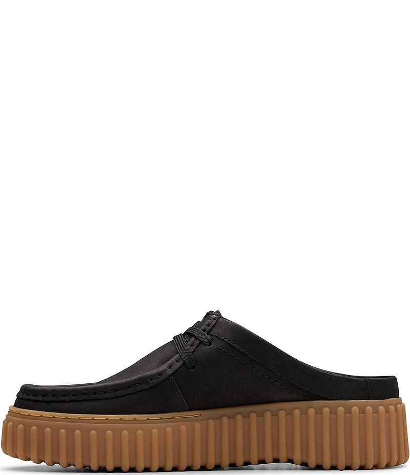Clarks Torhill Nubuck Mules