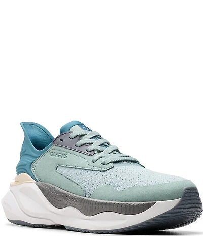 Clarks Women's Clarks Pace Woven Knit Platform Sneakers