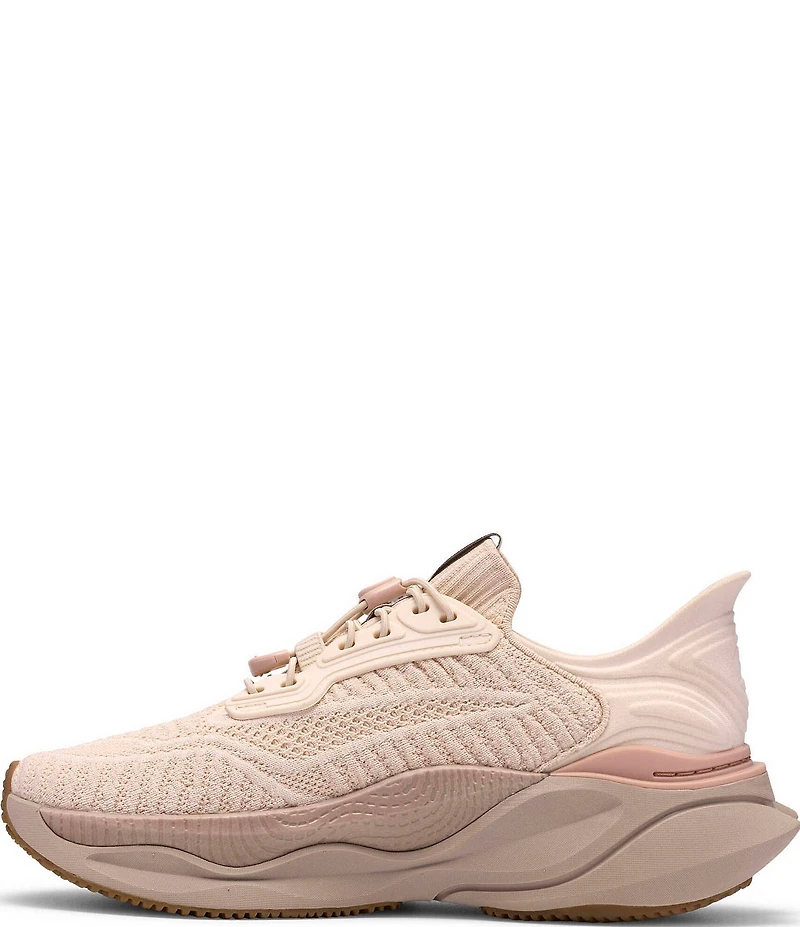 Clarks Women's Pace Rise Knit Toggle Lace Sneakers