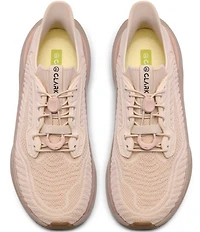 Clarks Women's Pace Rise Knit Toggle Lace Sneakers