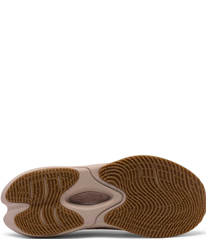 Clarks Women's Pace Rise Knit Toggle Lace Sneakers