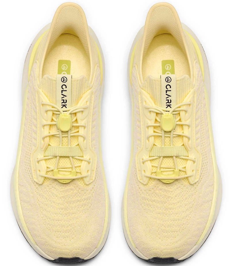 Clarks Women's Pace Rise Knit Toggle Lace Sneakers