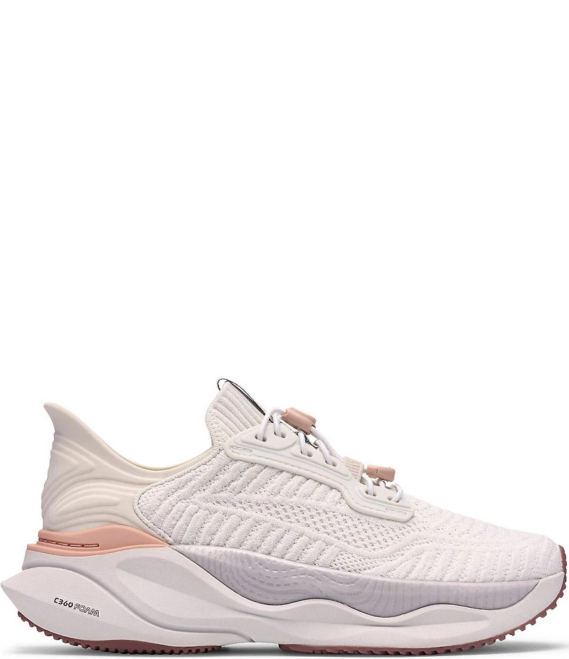 Clarks Women's Pace Rise Knit Toggle Lace Sneakers