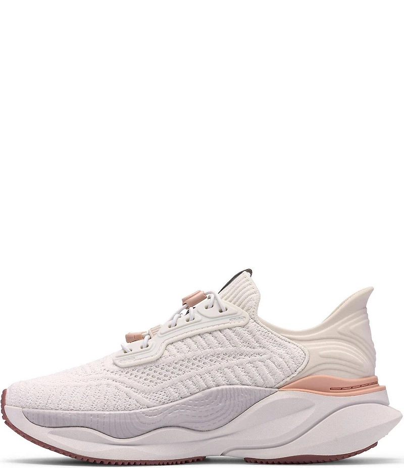 Clarks Women's Pace Rise Knit Toggle Lace Sneakers