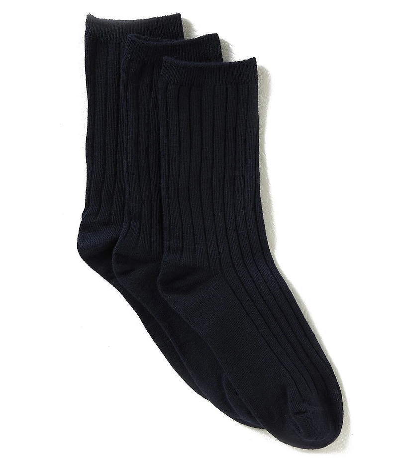Class Club Little/BIg Boys 3-pack Solid Dress Socks