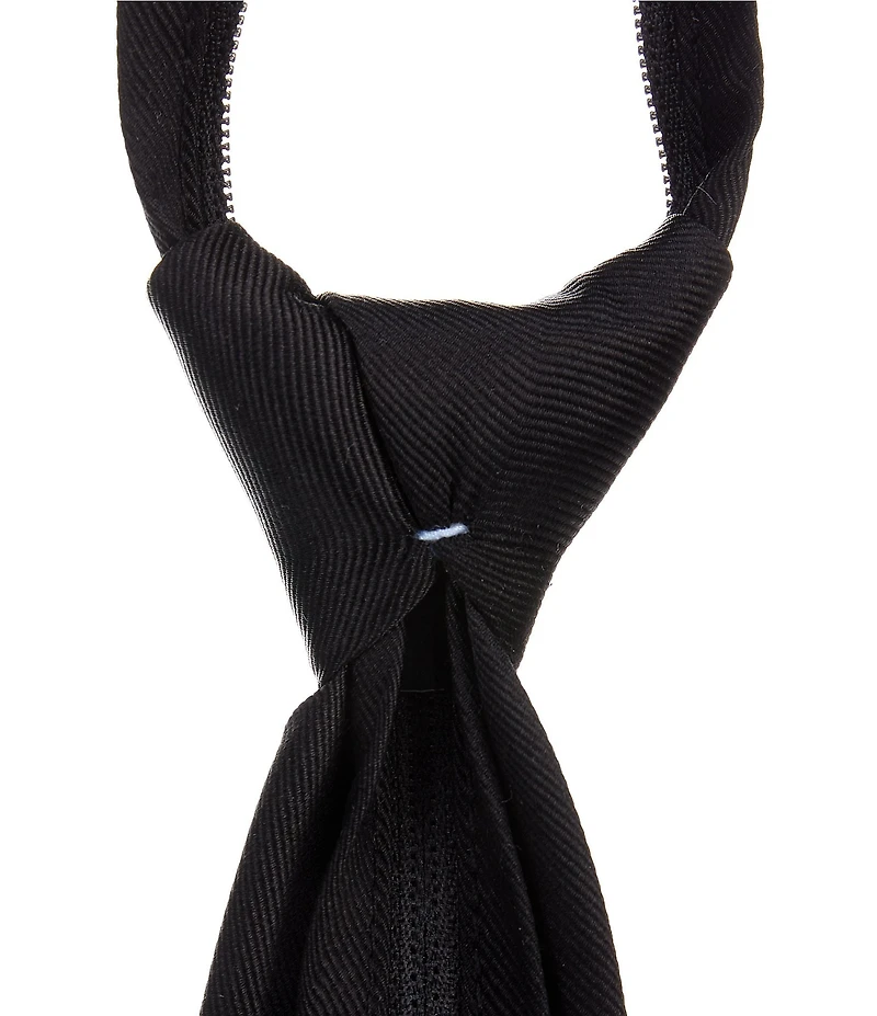 Class Club Boys Basic Solid 14#double; Zipper Tie