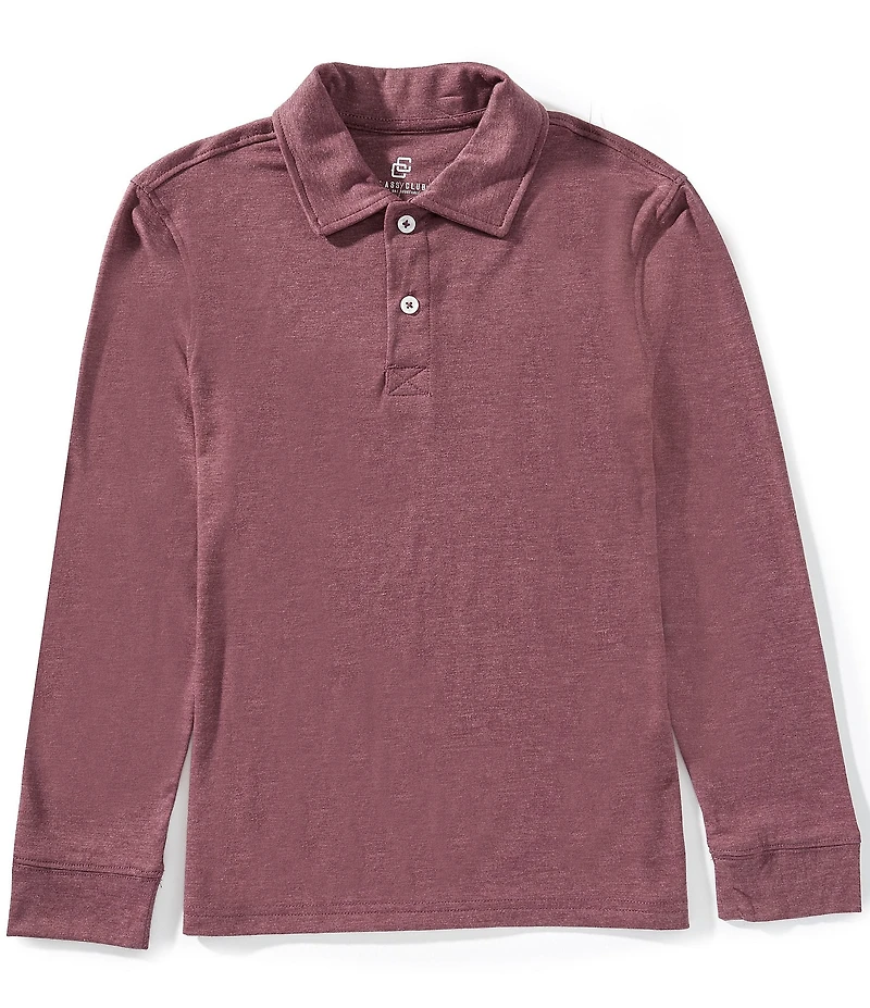 Class Club Big Boy Jersey Long Sleeve Polo Shirt