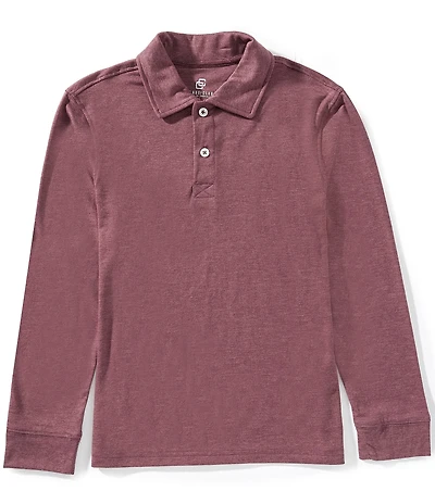 Class Club Big Boy Jersey Long Sleeve Polo Shirt