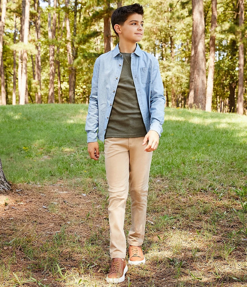 Class Club Big Boys Casual Stretch Twill Pants