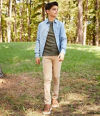 Class Club Big Boys Casual Stretch Twill Pants
