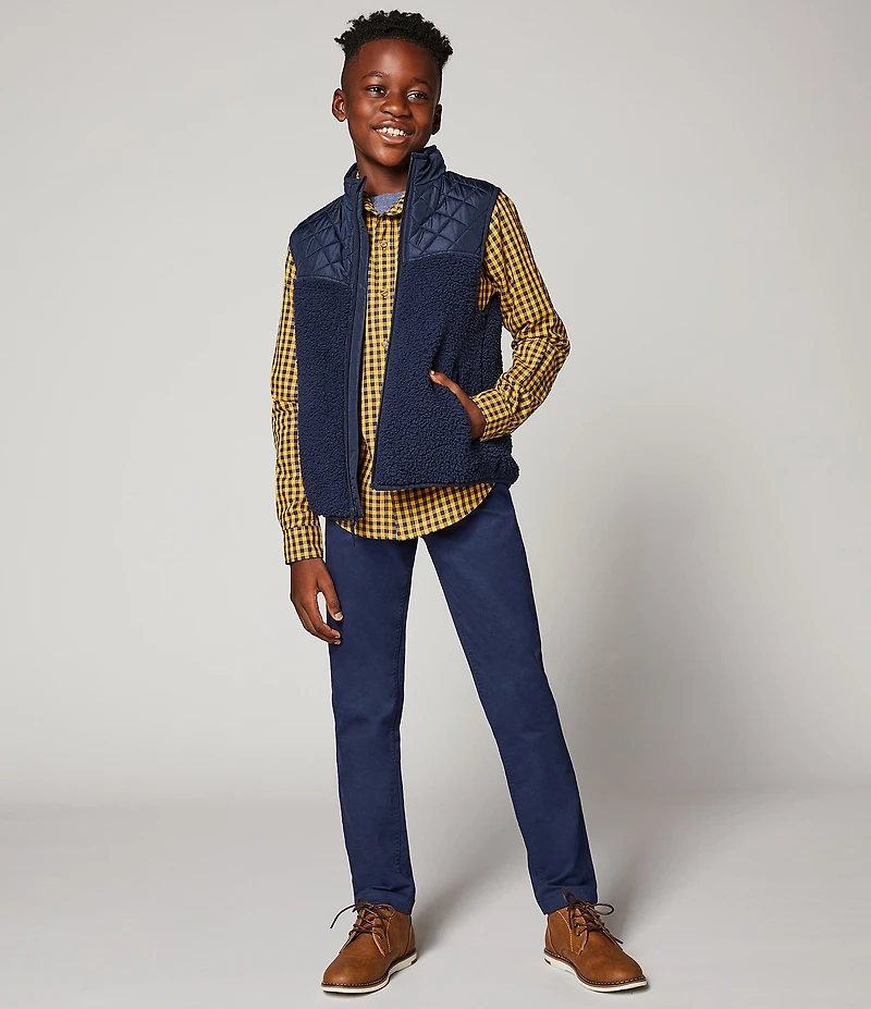 Class Club Big Boys Casual Stretch Twill Pants