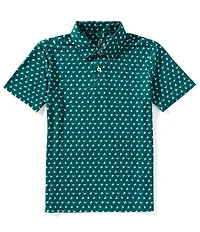 Class Club Big Boys Ducks Flying Short Sleeve Polo Shirt