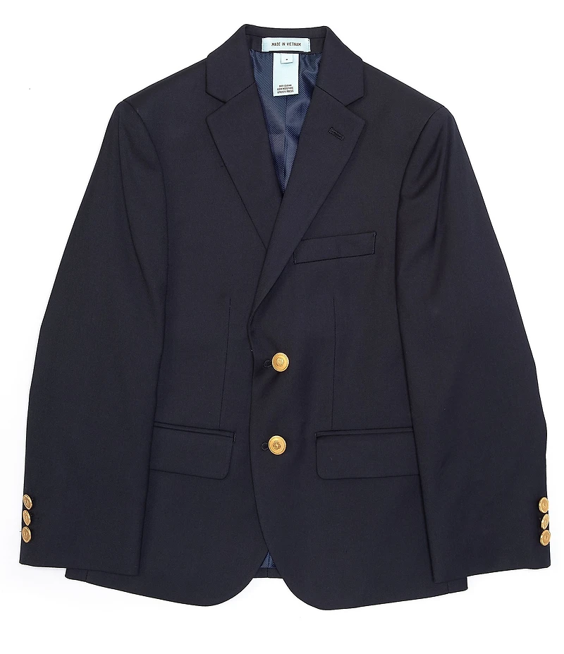Class Club Big Boys Gold Button Blazer