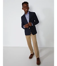 Class Club Big Boys Gold Button Blazer