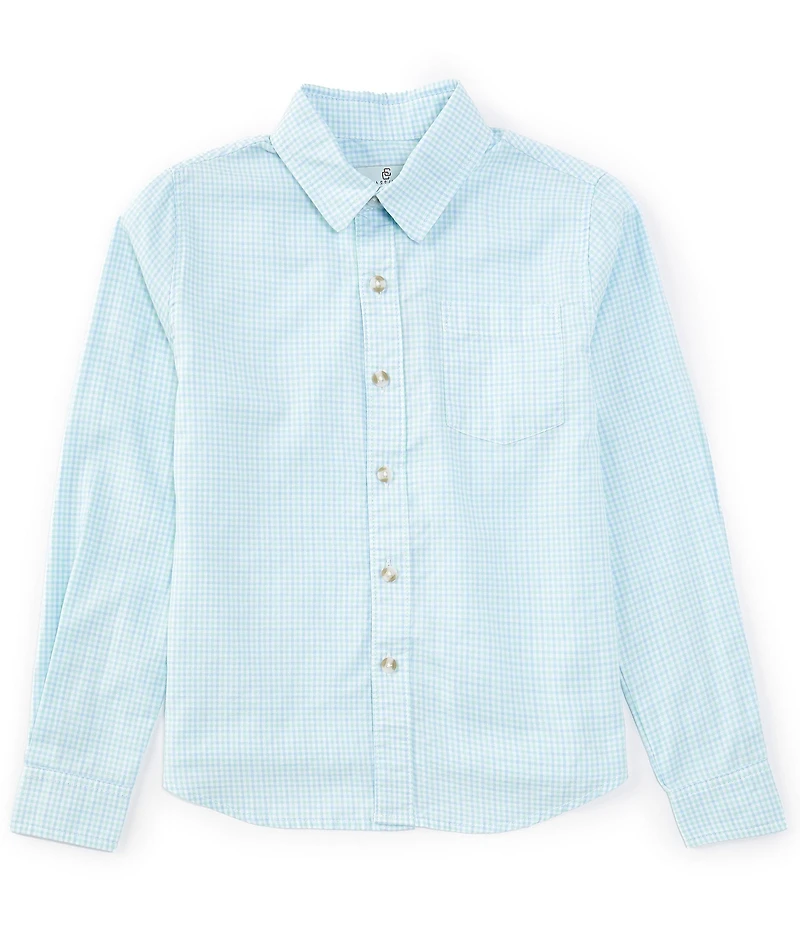 Class Club Big Boys Light Plaid Sportshirt