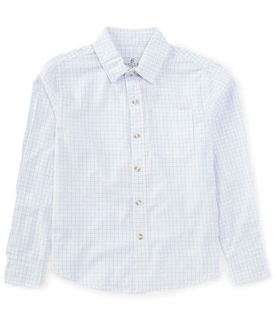 Class Club Big Boys Light Plaid Sportshirt