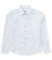 Class Club Big Boys Light Plaid Sportshirt