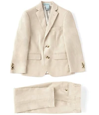 Class Club Big Boys Linen Blend Notch Lapel Blazer