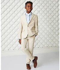 Class Club Big Boys Linen Blend Dress Pants