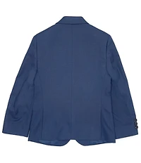 Class Club Big Boys Long Sleeve Sharkskin Blazer