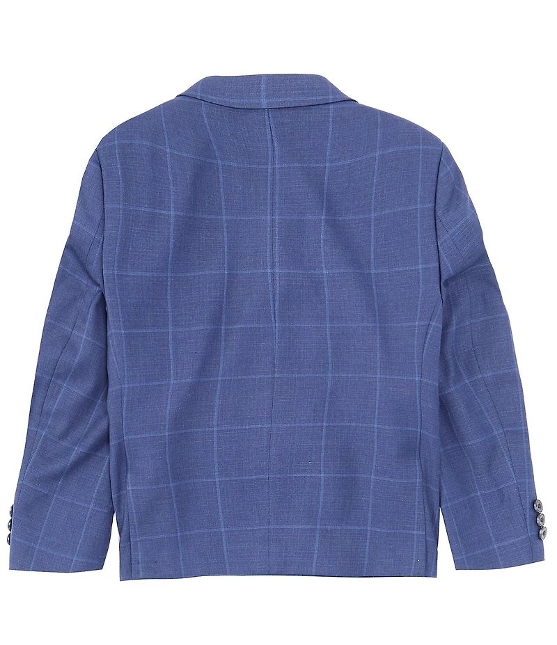 Class Club Big Boys Long Sleeve Window Pane Dress Jacket