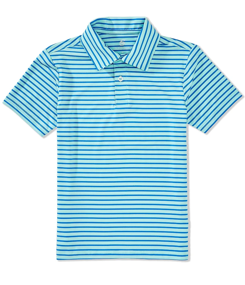 Class Club Big Boys New Synthetic Stripe Polo Shirt
