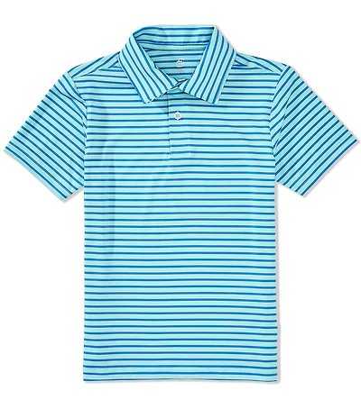 Class Club Big Boys New Synthetic Stripe Polo Shirt