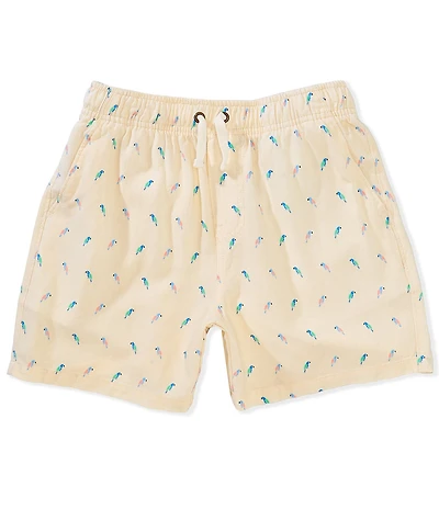 Class Club Big Boys Parrot Linen Shorts