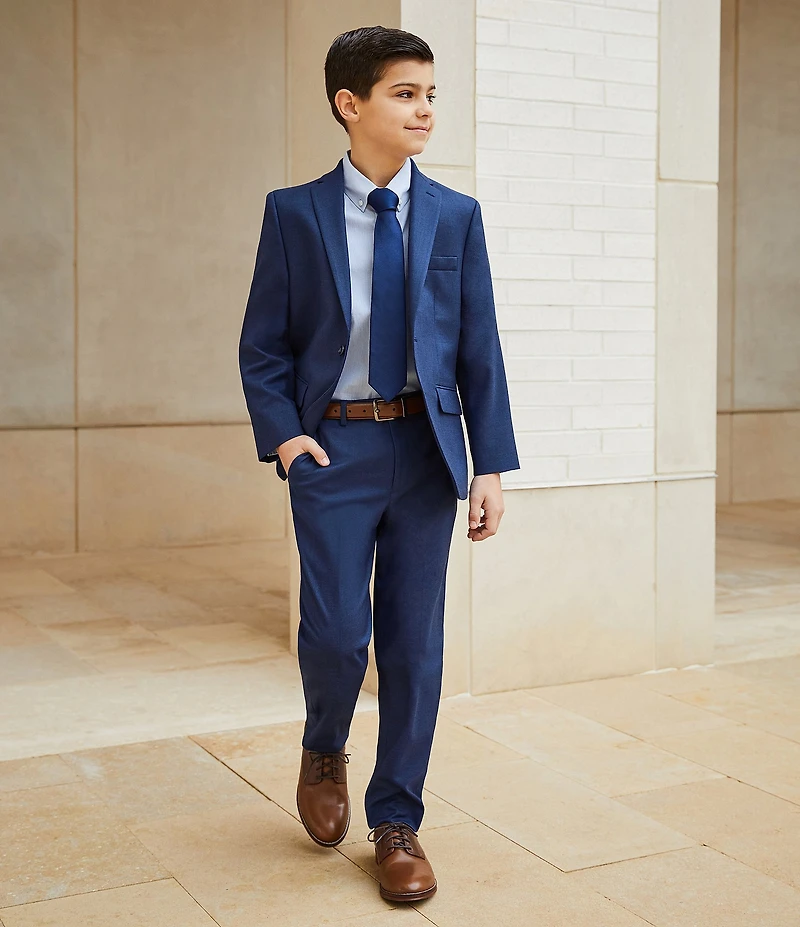 Class Club Big Boys Sharkskin Dress Pants