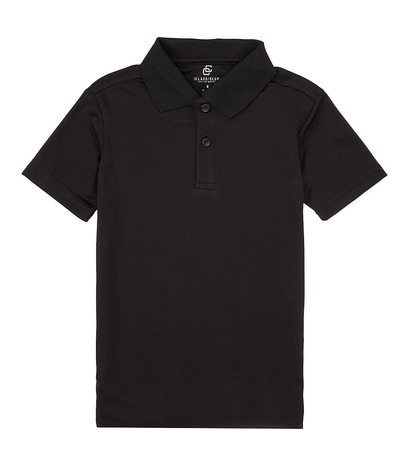 Class Club Big Boys Short Sleeve Synthetic Performance Polo Shirt