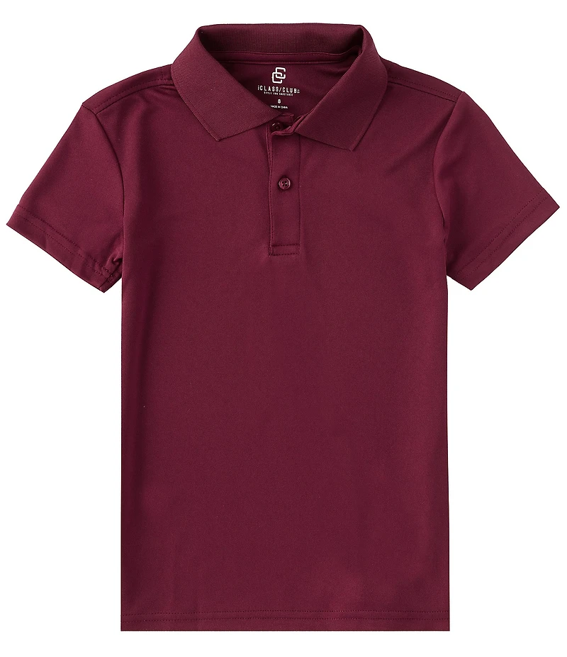 Class Club Big Boys Short Sleeve Synthetic Performance Polo Shirt