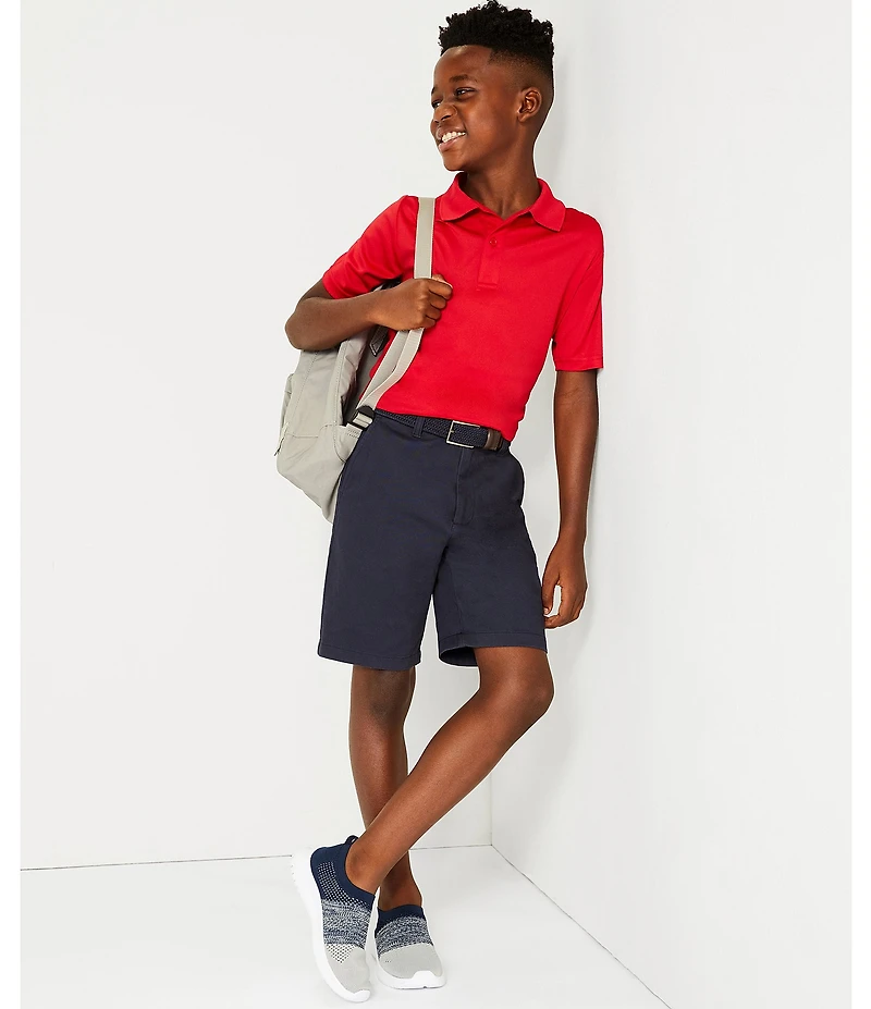 Class Club Big Boys Short Sleeve Synthetic Performance Polo Shirt