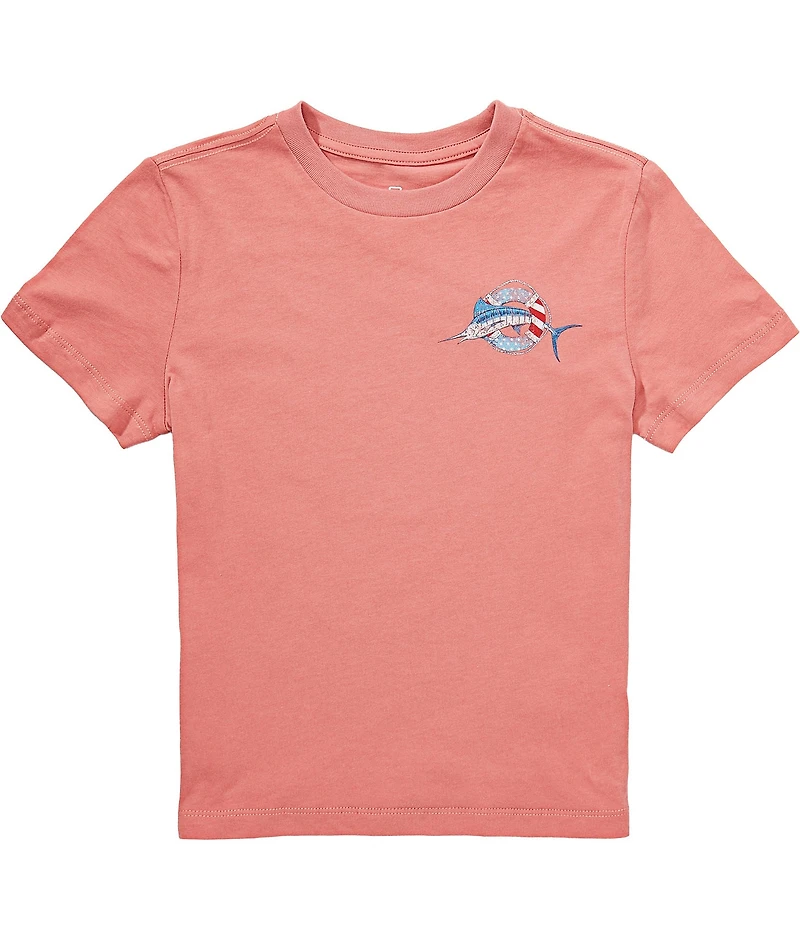 Class Club Big Boys Americana Swordfish Graphic Short-Sleeve T-Shirt