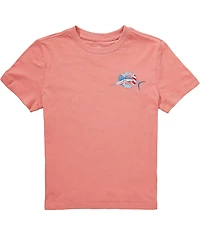 Class Club Big Boys Americana Swordfish Graphic Short-Sleeve T-Shirt