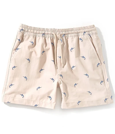 Class Club Big Boys Americana Swordfish Print Shorts